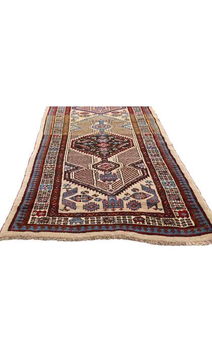 3 x 15 Antique Persian Tribal Sarab Rug Runner 90035