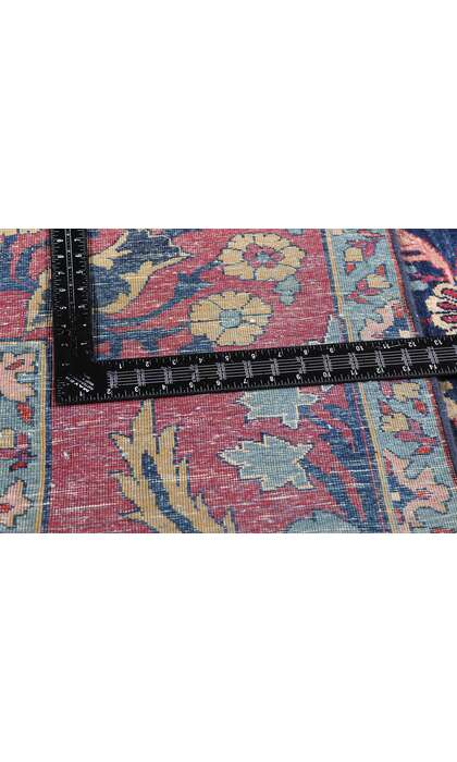 9 x 13 Antique Persian Kerman Rug 79227