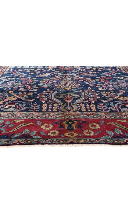 9 x 13 Antique Persian Kerman Rug 79227