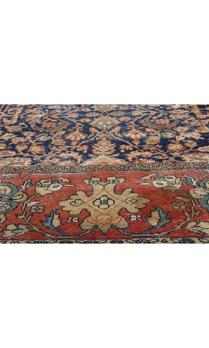 14 x 19 Late 19th Century Antique Persian Sultanabad Rug 79228