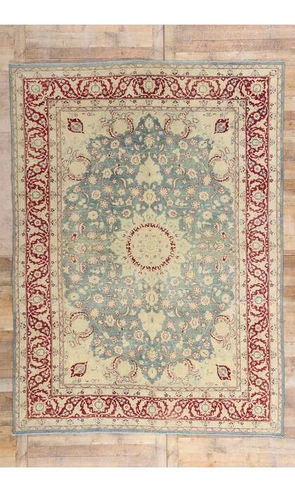 8 x 11 Antique Persian Tabriz Rug 60874