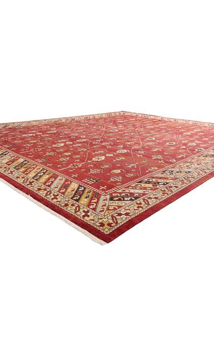 12 x 15 Vintage Turkish Oushak Rug 79254