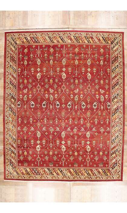 12 x 15 Vintage Turkish Oushak Rug 79254