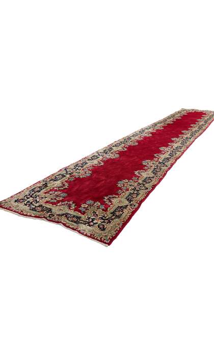 3 x 16 Antique Red Persian Kerman Rug Runner 90031