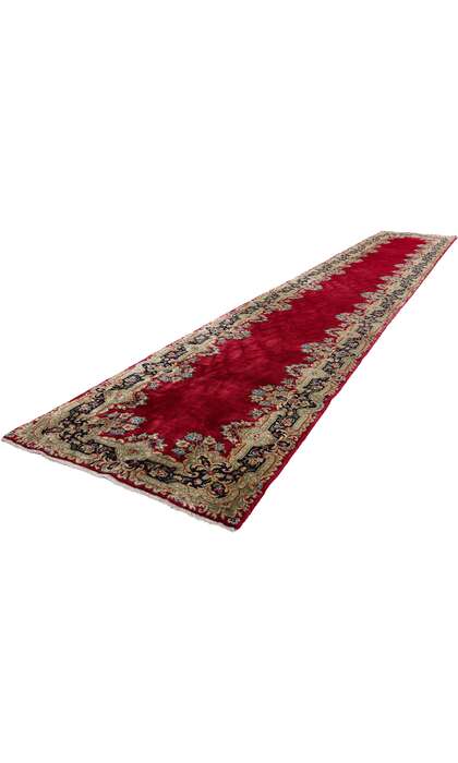3 x 16 Antique Red Persian Kerman Rug Runner 90032