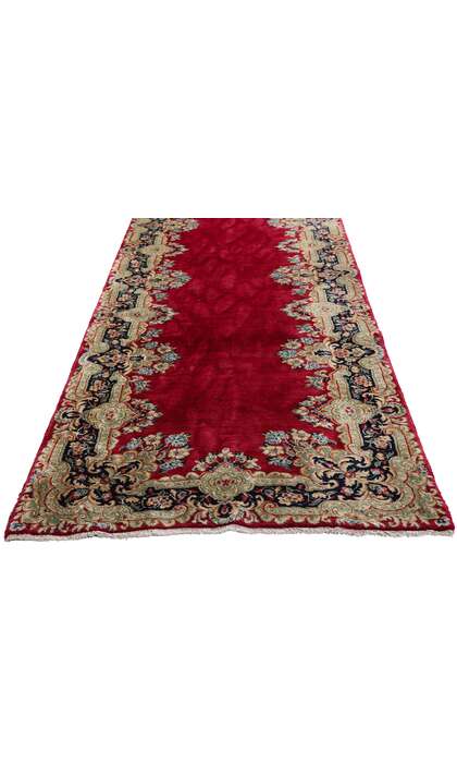 3 x 16 Antique Red Persian Kerman Rug Runner 90032
