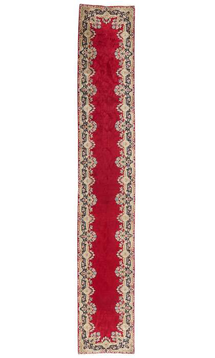 3 x 16 Antique Red Persian Kerman Rug Runner 90032