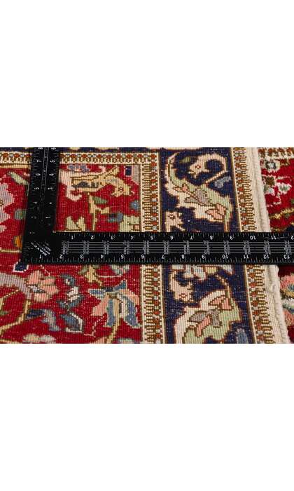 3 x 13 Antique Red Persian Tabriz Rug Runner 90033