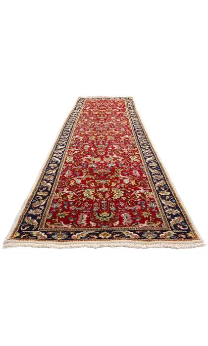 3 x 13 Antique Red Persian Tabriz Rug Runner 90033