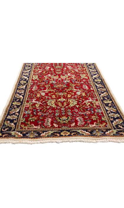 3 x 13 Antique Red Persian Tabriz Rug Runner 90033