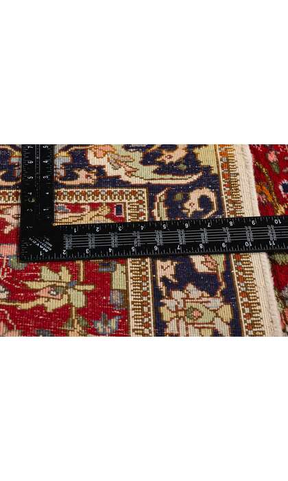 3 x 13 Antique Red Persian Tabriz Rug 90034