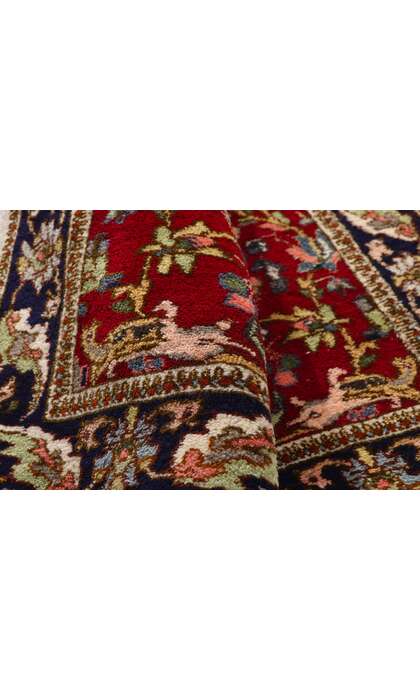 3 x 13 Antique Red Persian Tabriz Rug 90034