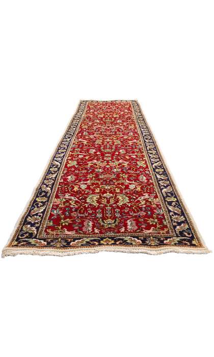 3 x 13 Antique Red Persian Tabriz Rug 90034