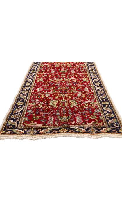 3 x 13 Antique Red Persian Tabriz Rug 90034