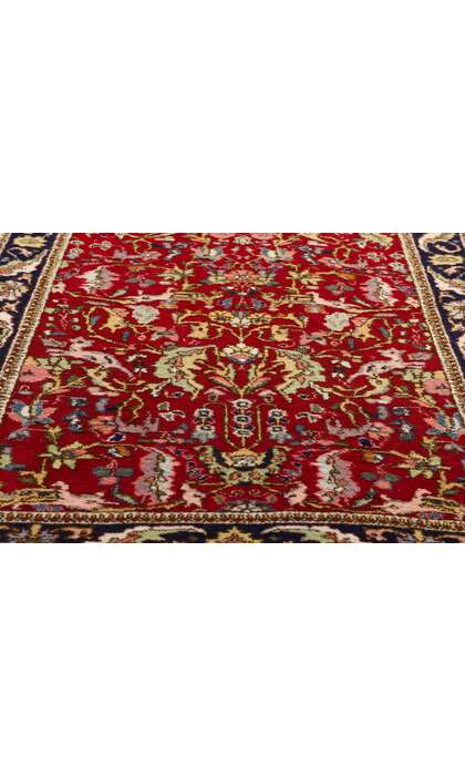 3 x 13 Antique Red Persian Tabriz Rug 90034