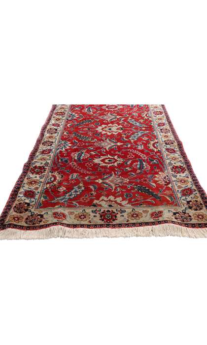 3 x 19 Antique Red Persian Tabriz Rug Runner 90036