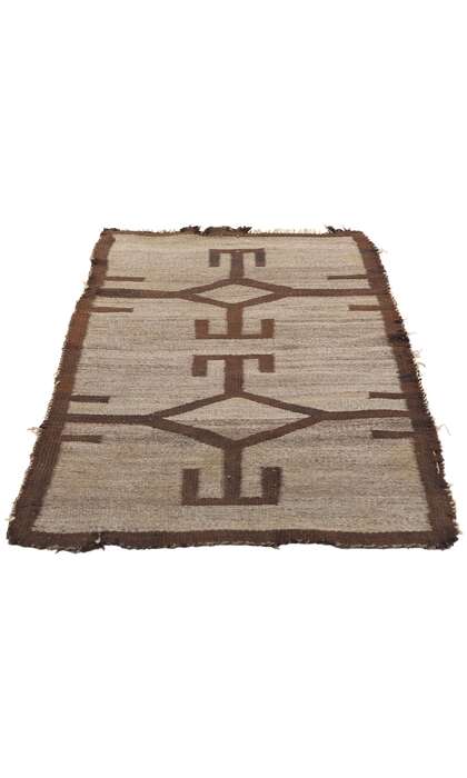 2 x 3 Late 19th Century Antique Transitional Navajo Rug 79216