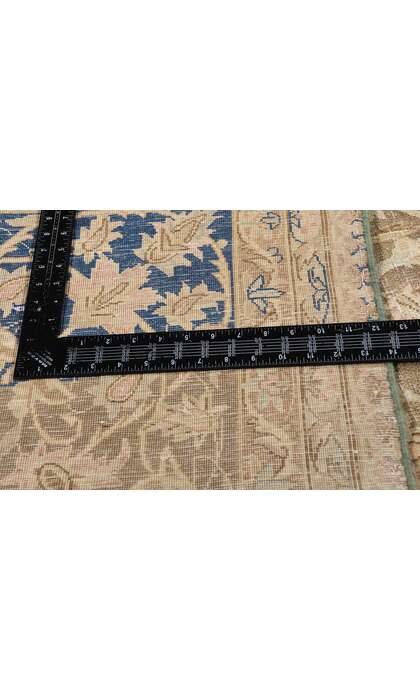 10 x 14 Late 19th Century Distressed Antique Persian Kerman Rug 60828