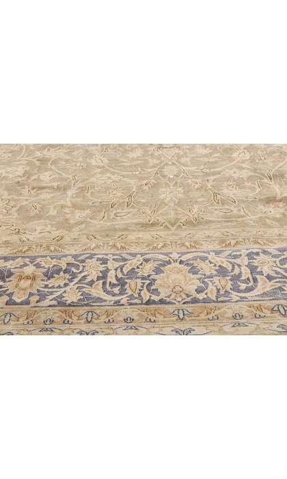 10 x 14 Late 19th Century Distressed Antique Persian Kerman Rug 60828