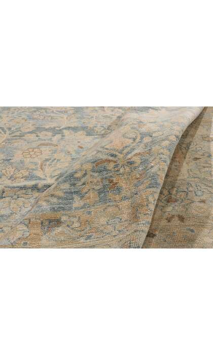 7 x 11 Late 19th Century Distressed Antique Persian Malayer Rug 54019