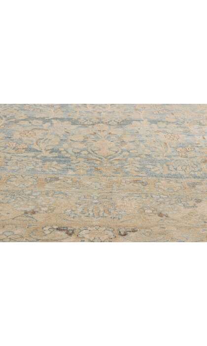 7 x 11 Late 19th Century Distressed Antique Persian Malayer Rug 54019