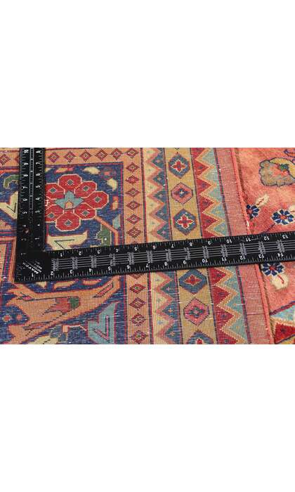 9 x 21 Vintage Indian Sarouk Rug 79210