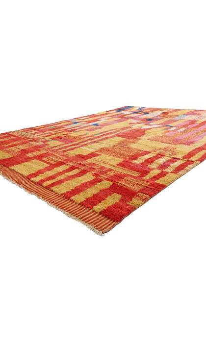 10 x 14 Modern Abstract Moroccan Rug 80569