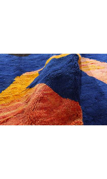 10 x 13 Modern Abstract Beni Mrirt Moroccan Rug 21649