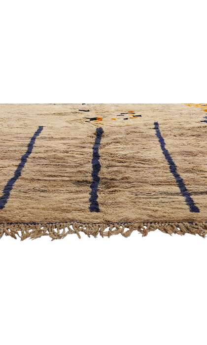 10 x 13 Modern Abstract Beni Mrirt Moroccan Rug 21642