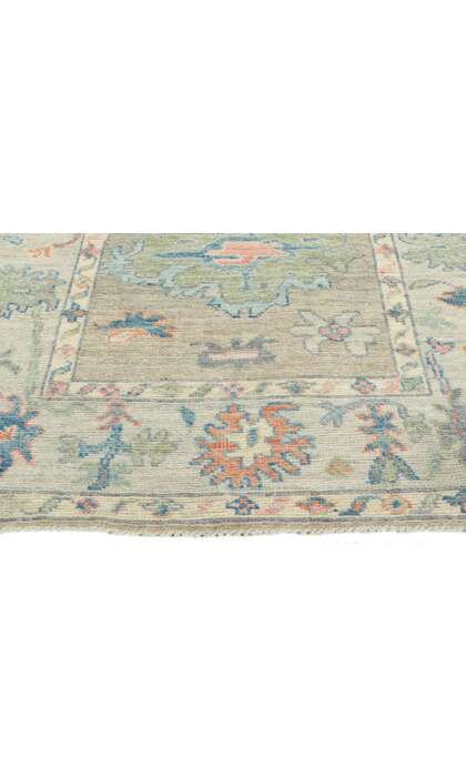 3 x 8 Colorful Modern Oushak Rug 80856