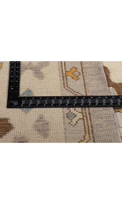 10 x 12 Modern Earth-Tone Turkish Oushak Rug 52360