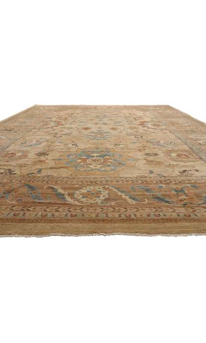 13 x 18 Modern Earth-Tone Persian Sultanabad Rug 76553