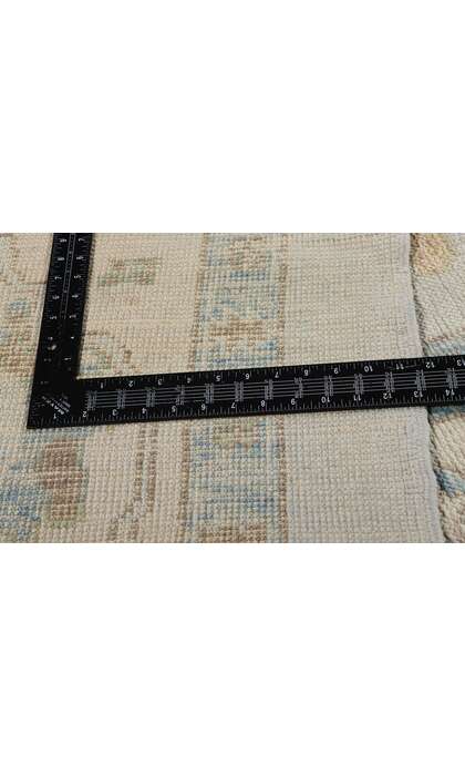 13 x 18 Modern Light Blue Turkish Oushak Rug 54012