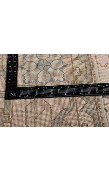 6 x 9 Vintage Muted Pastel Turkish Oushak Rug 53993