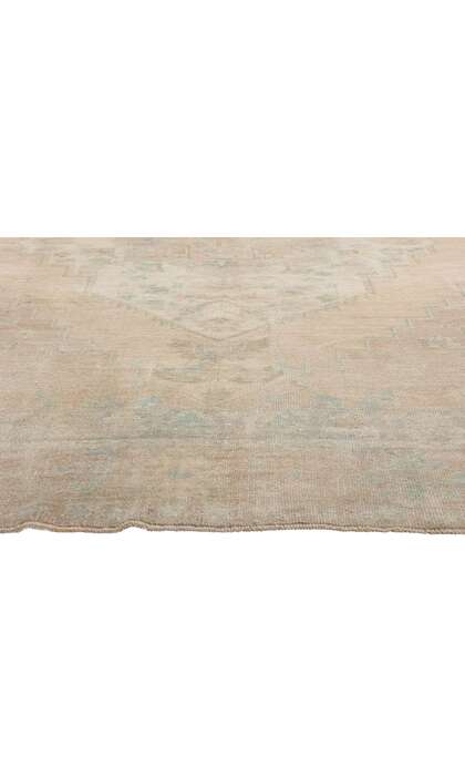 8 x 10 Vintage Muted Turkish Oushak Rug 53994