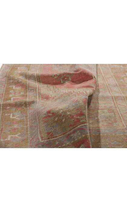 4 x 8 Vintage Pink Turkish Oushak Rug 54000