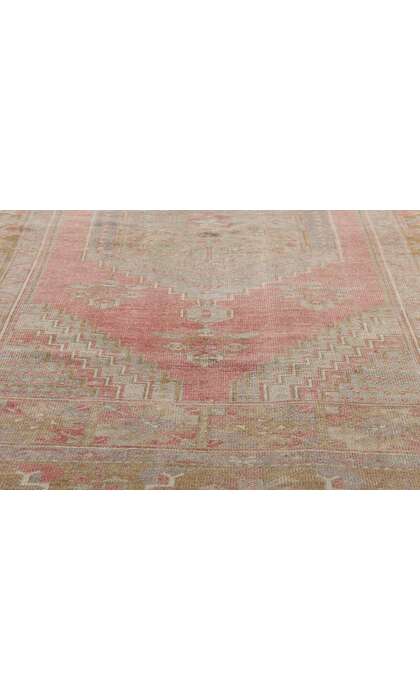 4 x 8 Vintage Pink Turkish Oushak Rug 54000