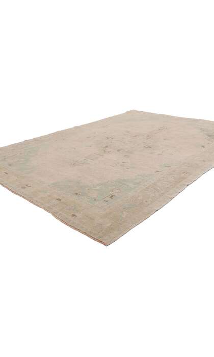 5 x 8 Vintage Pink Turkish Oushak Rug 53995