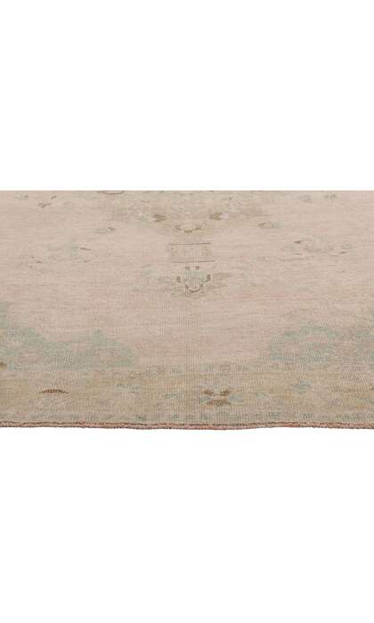 5 x 8 Vintage Pink Turkish Oushak Rug 53995