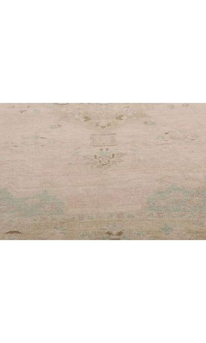 5 x 8 Vintage Pink Turkish Oushak Rug 53995