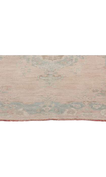 5 x 8 Vintage Pink Turkish Oushak Rug 53996