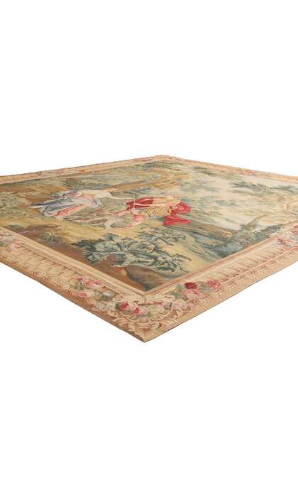 9 x 10 Vintage Chinese Aubusson Tapestry 79231