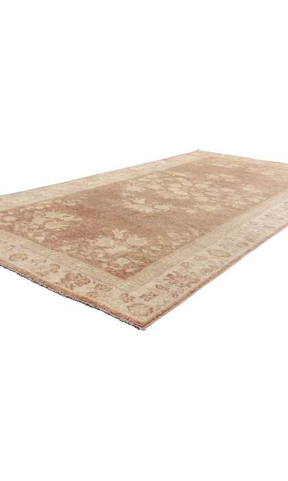 5 x 10 Vintage Earth-Tone Turkish Oushak Rug 54020