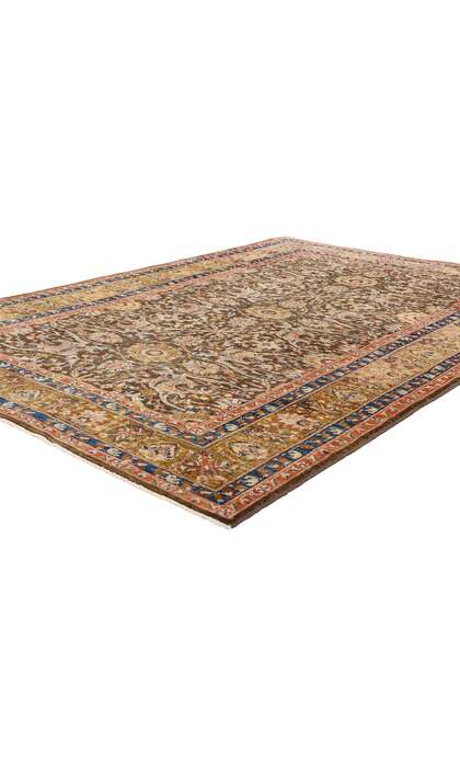 6 x 8 Vintage Earth-Tone Malayer Rug 79245
