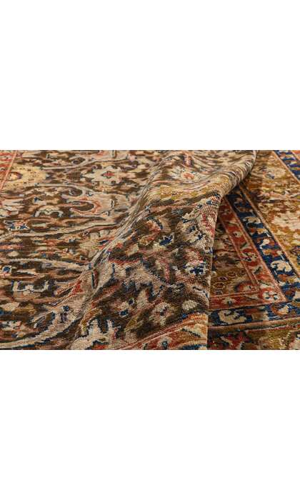 6 x 8 Vintage Earth-Tone Malayer Rug 79245