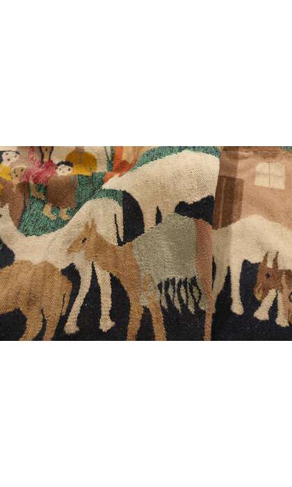 6 x 8 Vintage Egyptian Kilim Tapestry Rug 79221