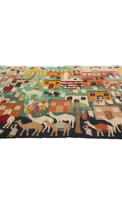 6 x 8 Vintage Egyptian Kilim Tapestry Rug 79221