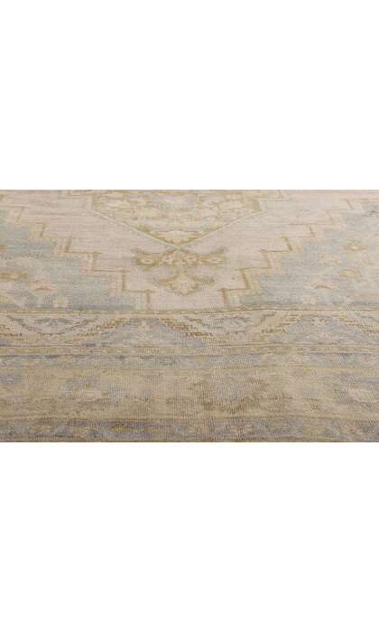 7 x 10 Vintage Muted Turkish Oushak Rug 53997
