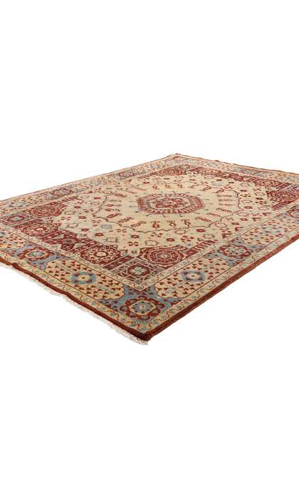 5 x 7 Vintage Turkish Oushak Rug 79260