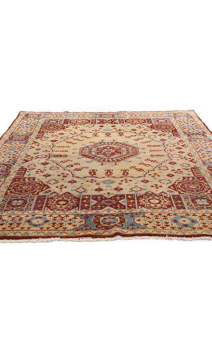 5 x 7 Vintage Turkish Oushak Rug 79260